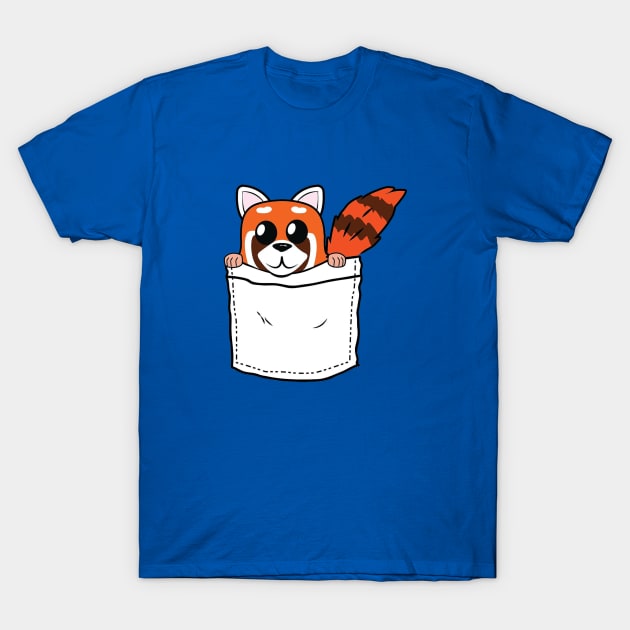 Red Panda T-Shirt by vebiolafransiska